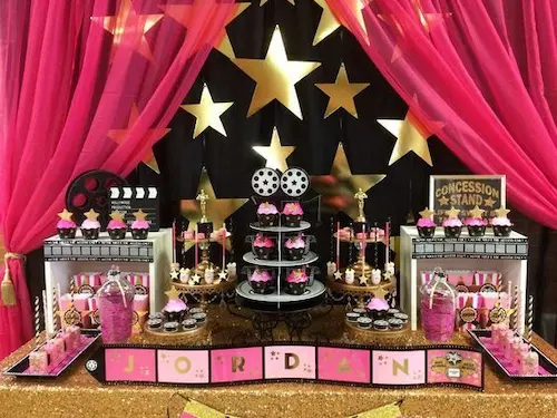 Decoración infandil de hollywood