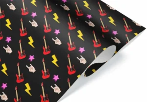 papel de regalo para regalos originales para rockeros