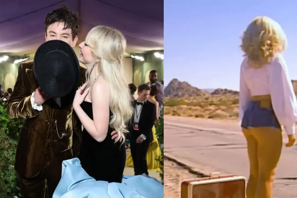 sabrina y barry al lado del videoclip de manchild