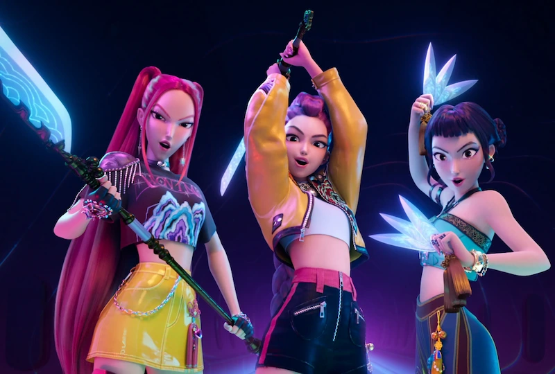 universo musical de las canciones de Kpop Demon Hunter