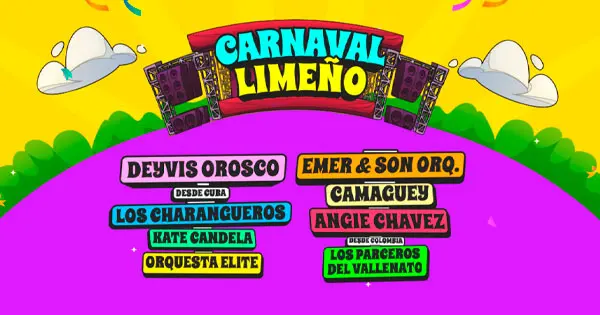 Carnavales de verano 2026 en Lima con actividades y programación oficial del Carnaval Limeño