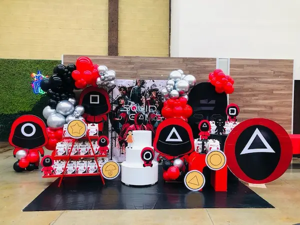 temática para jóvenes de la serie del Juego del Calamar