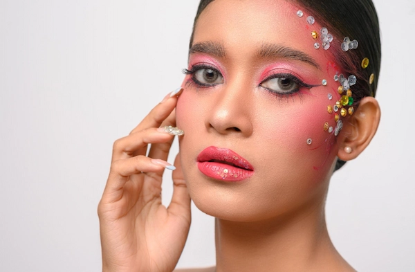 Pasos para el maquillaje para conciertos para cara